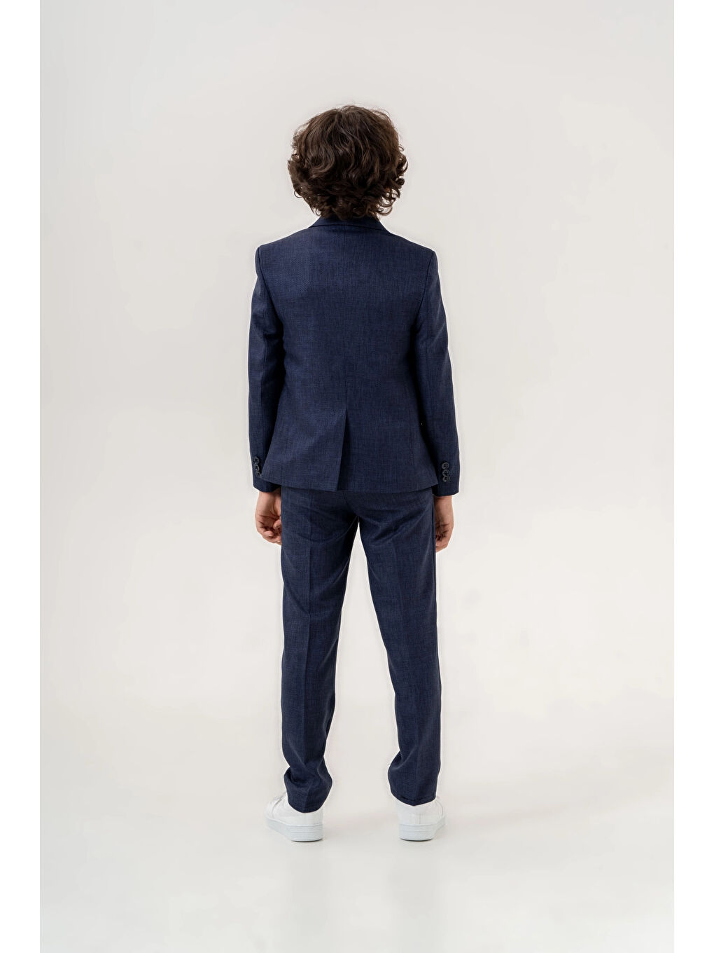 Lacivert Papyonlu Ceketli Takım Elbise 4002-2