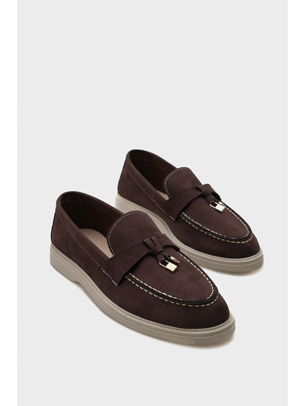 Capone Outfitters Kahverengi Kadın Loafer LNP - 1