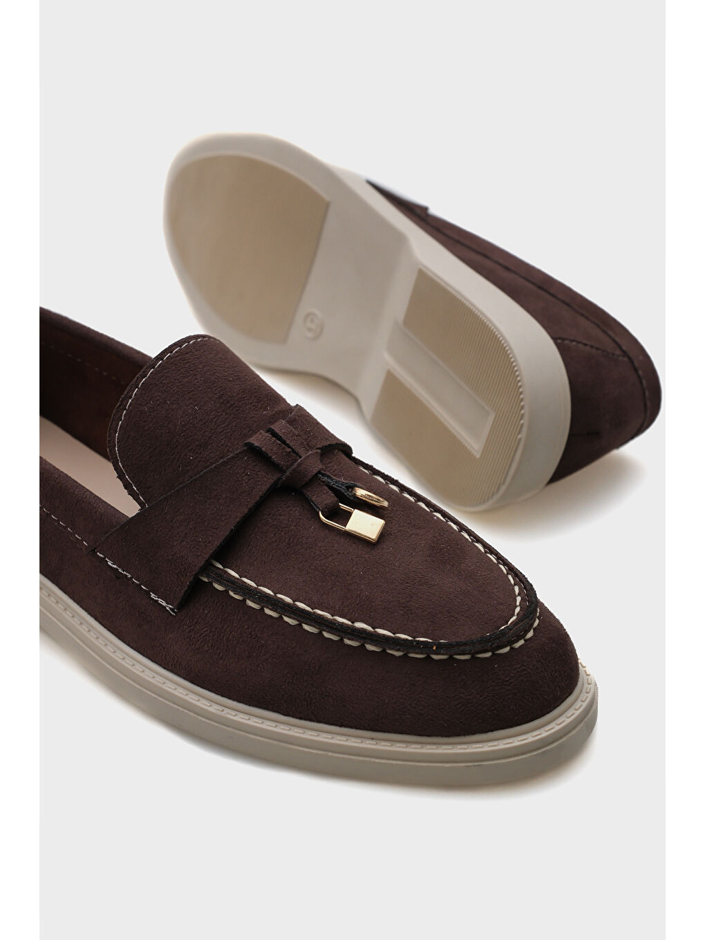 Capone Outfitters Kahverengi Kadın Loafer LNP - 3