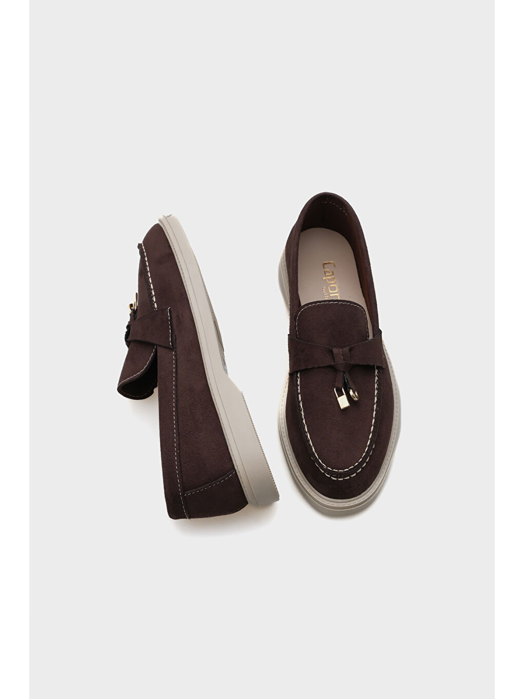 Capone Outfitters Kahverengi Kadın Loafer LNP - 4