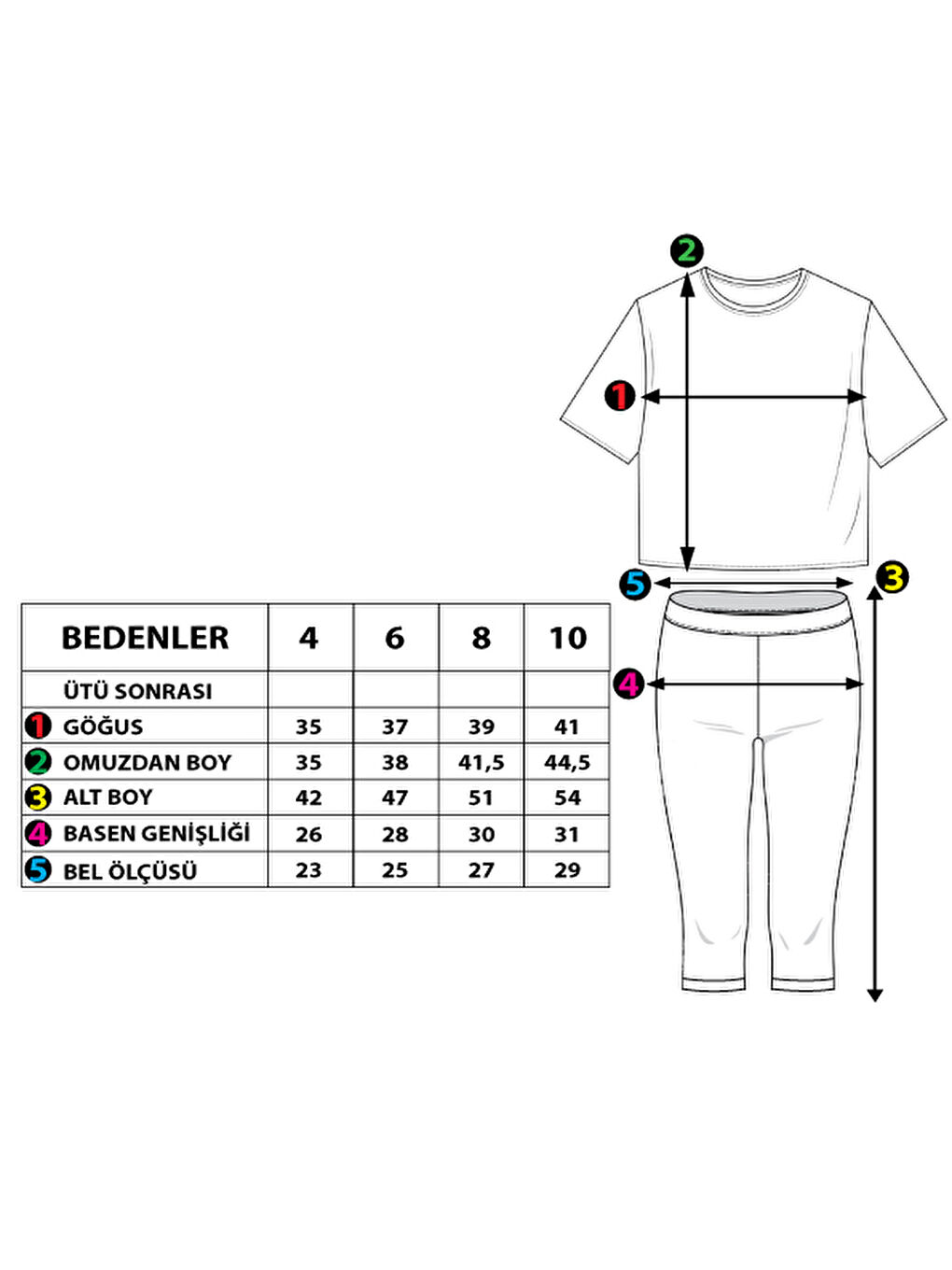 Pembe Kız Çocuk Baskılı Takım-1