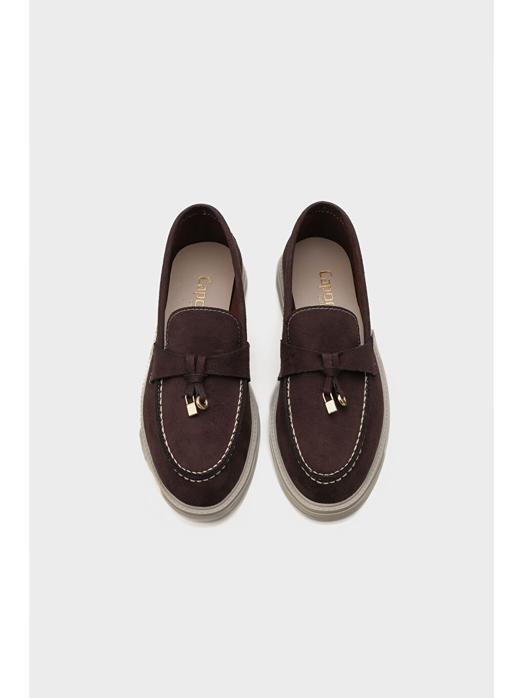 Capone Outfitters Kahverengi Kadın Loafer LNP - 5