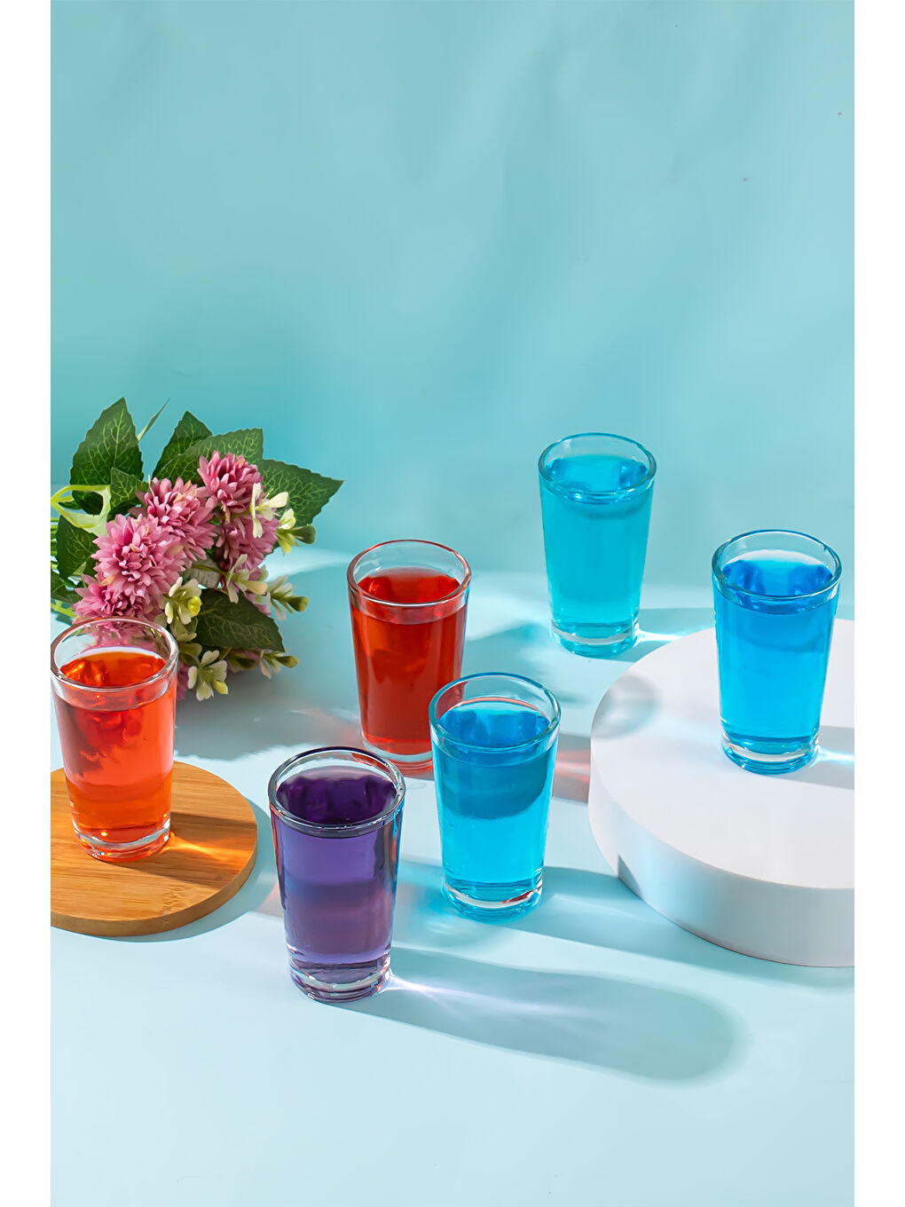 Renksiz Glass 6591 Meşrubat Kahve Yanı Bardağı Sunumluk 6 Adet 100cc-2