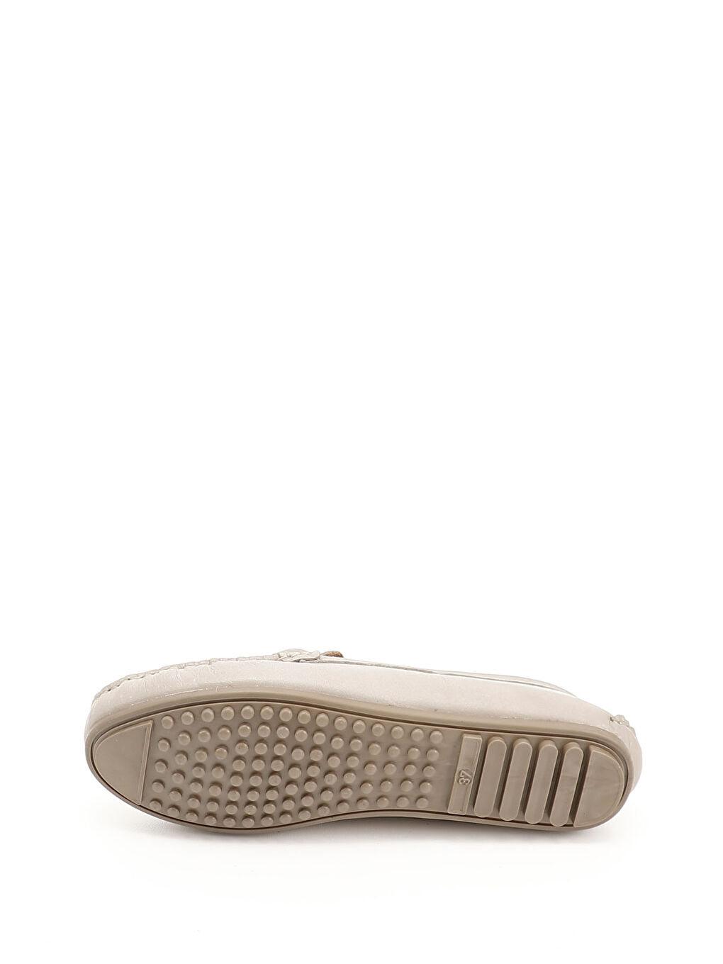 Bej Kadın BEJ-CAMEL Tokalı Rok Hakiki Deri Comfort Loafer-3