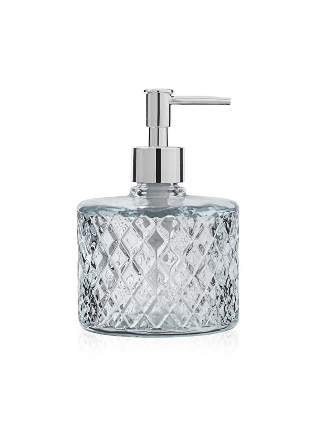 Renksiz Kristal Cam Sıvı Sabunluk - Şeffaf
