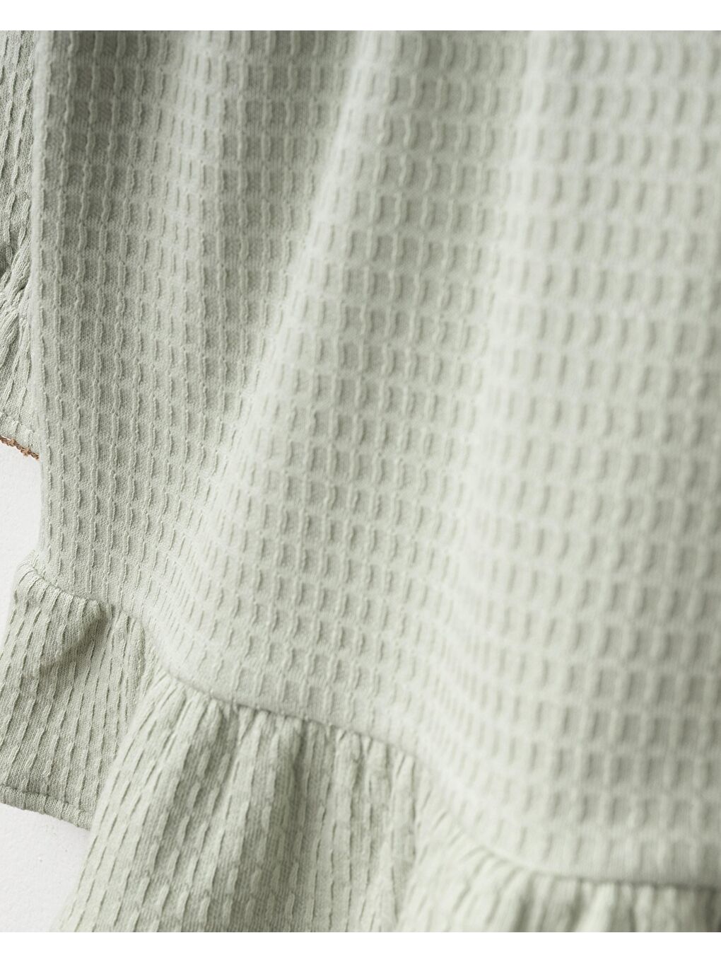 Yeşil Kız Çocuk Pamuklu Mint Kalp Nakışlı Fisto Yakalı Elbise Ve Saç Bandı Takım-1