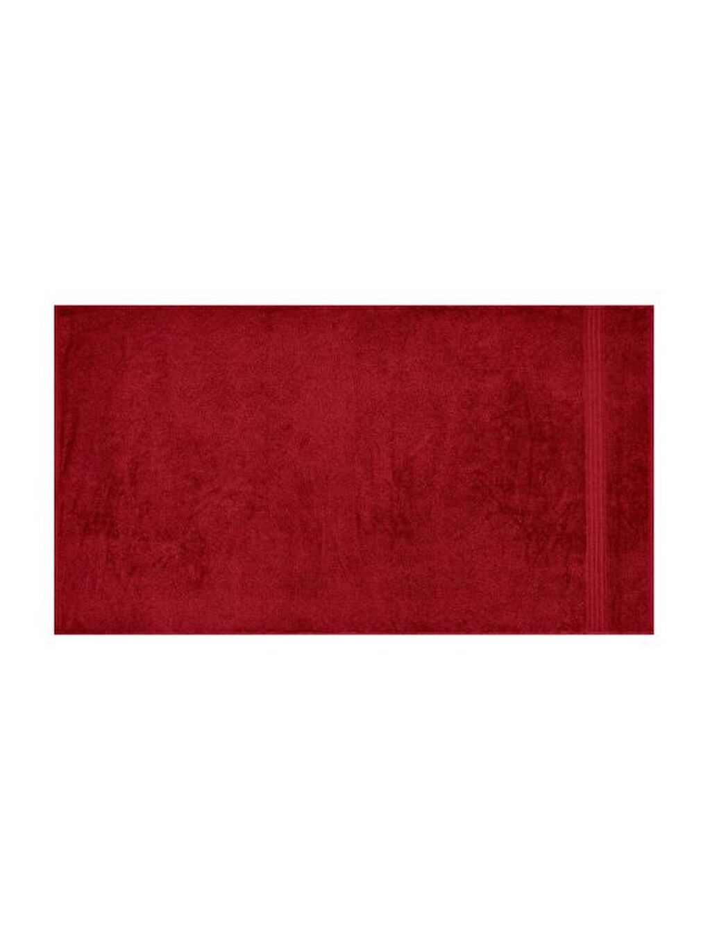 Organik Pamuk Yüz Havlusu - Bordo - 50x90 cm-3