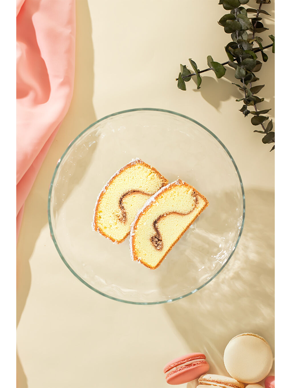 Renksiz RGY077 Bubbles Ayaklı Cam Kek Fanusu  Pasta   Kek   Tatlı Sunum Standı 19 Cm-2