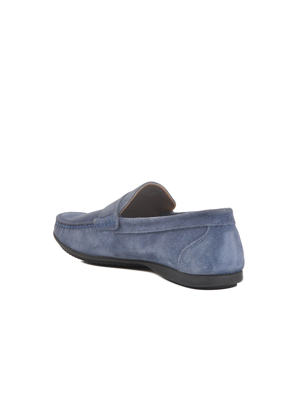 Mavi Süet Hakiki Deri Erkek Casual Ayakkabı Kazar M-3