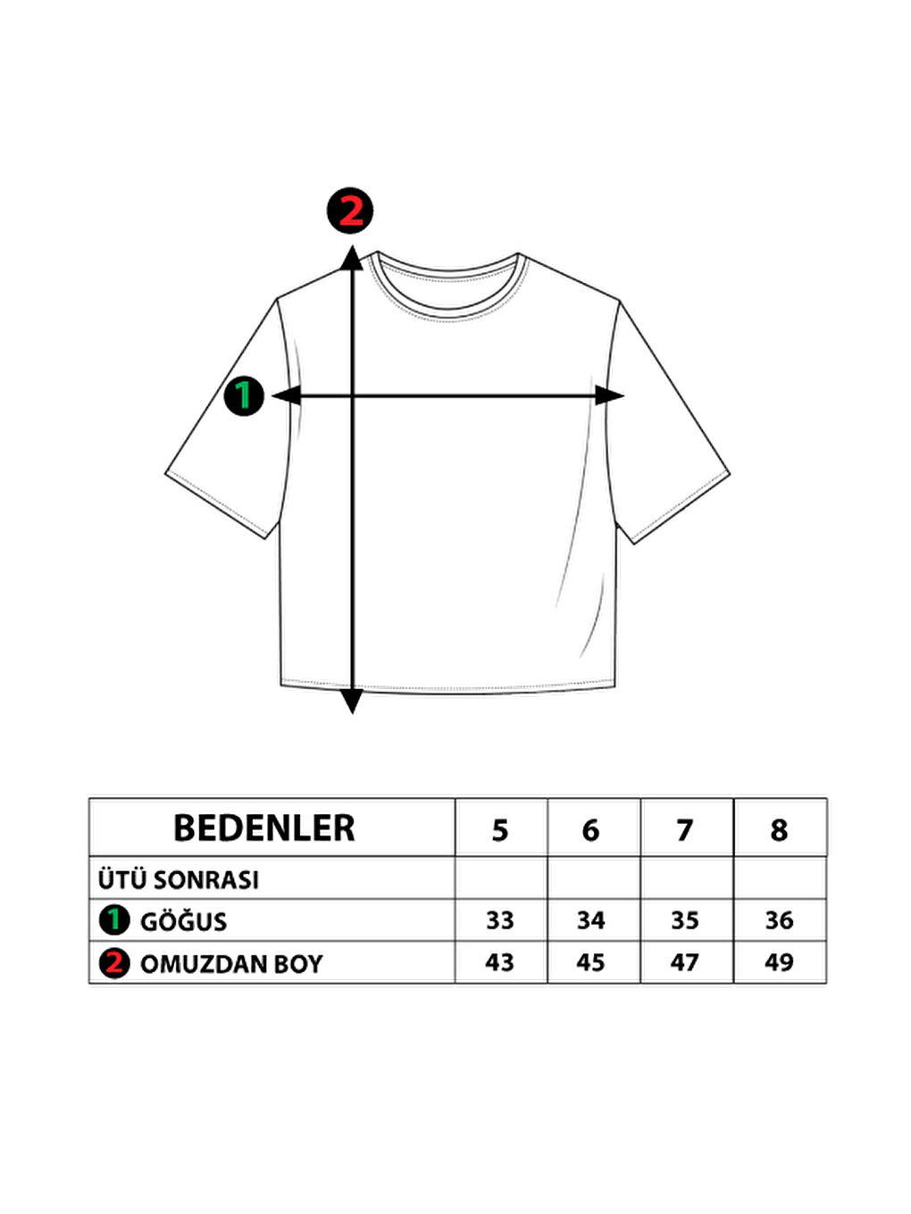 Pembe Kız Çocuk Kolları Detaylı Ananas Baskılı Tişört-1