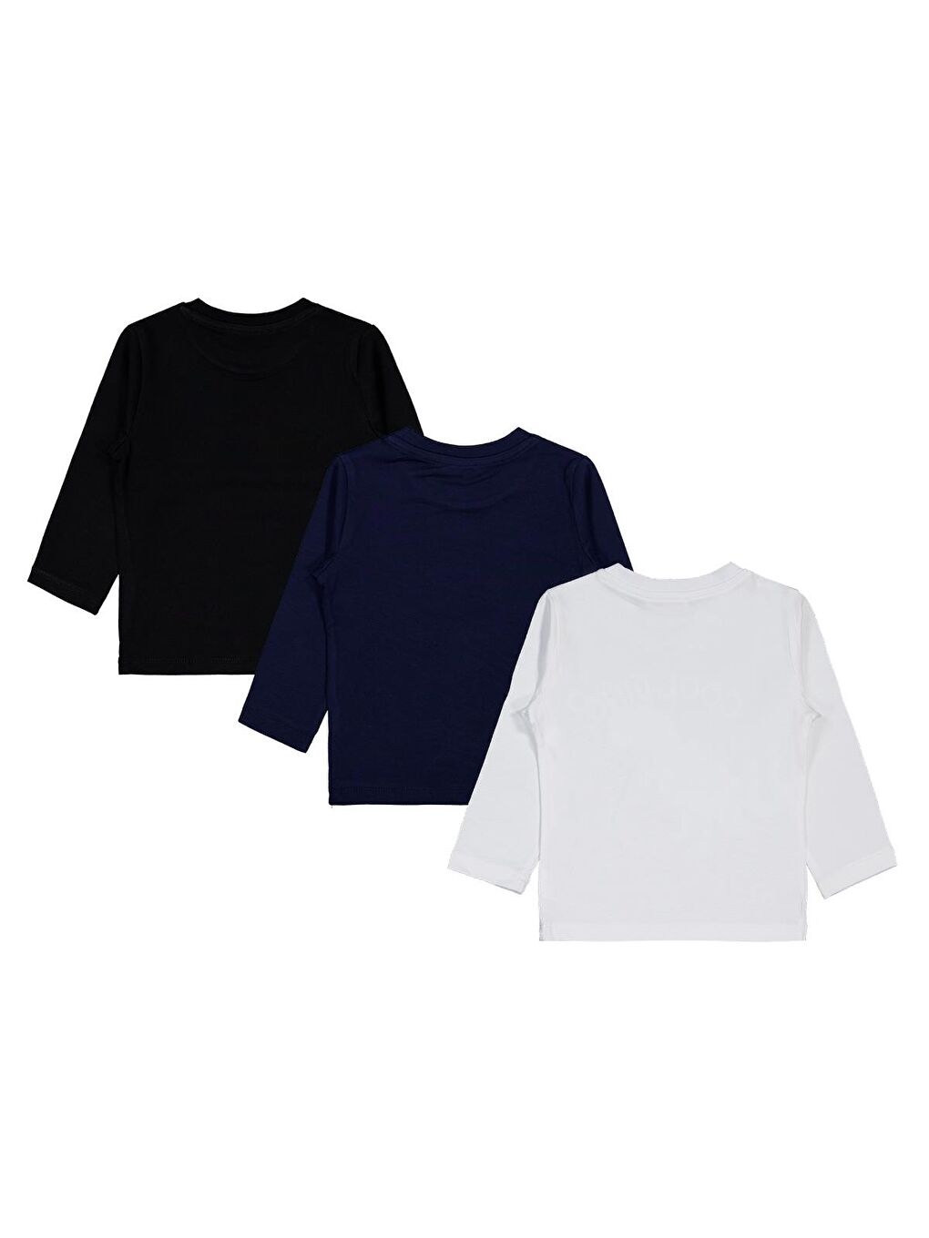 Beyaz Boys Cool Dino Baskılı 3'lü Set 2-4 Yaş Sweatshirt - Standart-1