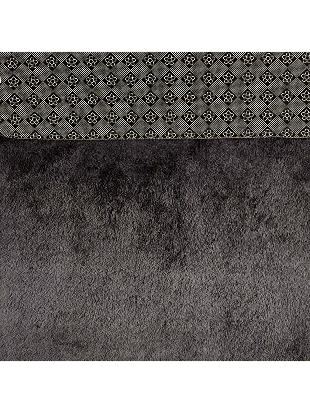 Soft Simirna 2'li Banyo Paspası - Antrasit - 60x100 cm + 50x60 cm-1