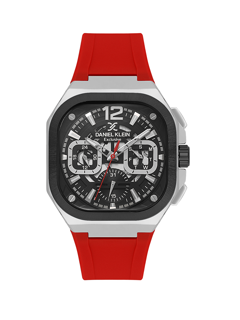 Kırmızı DK.1.14008-6  Erkek Kol Saati