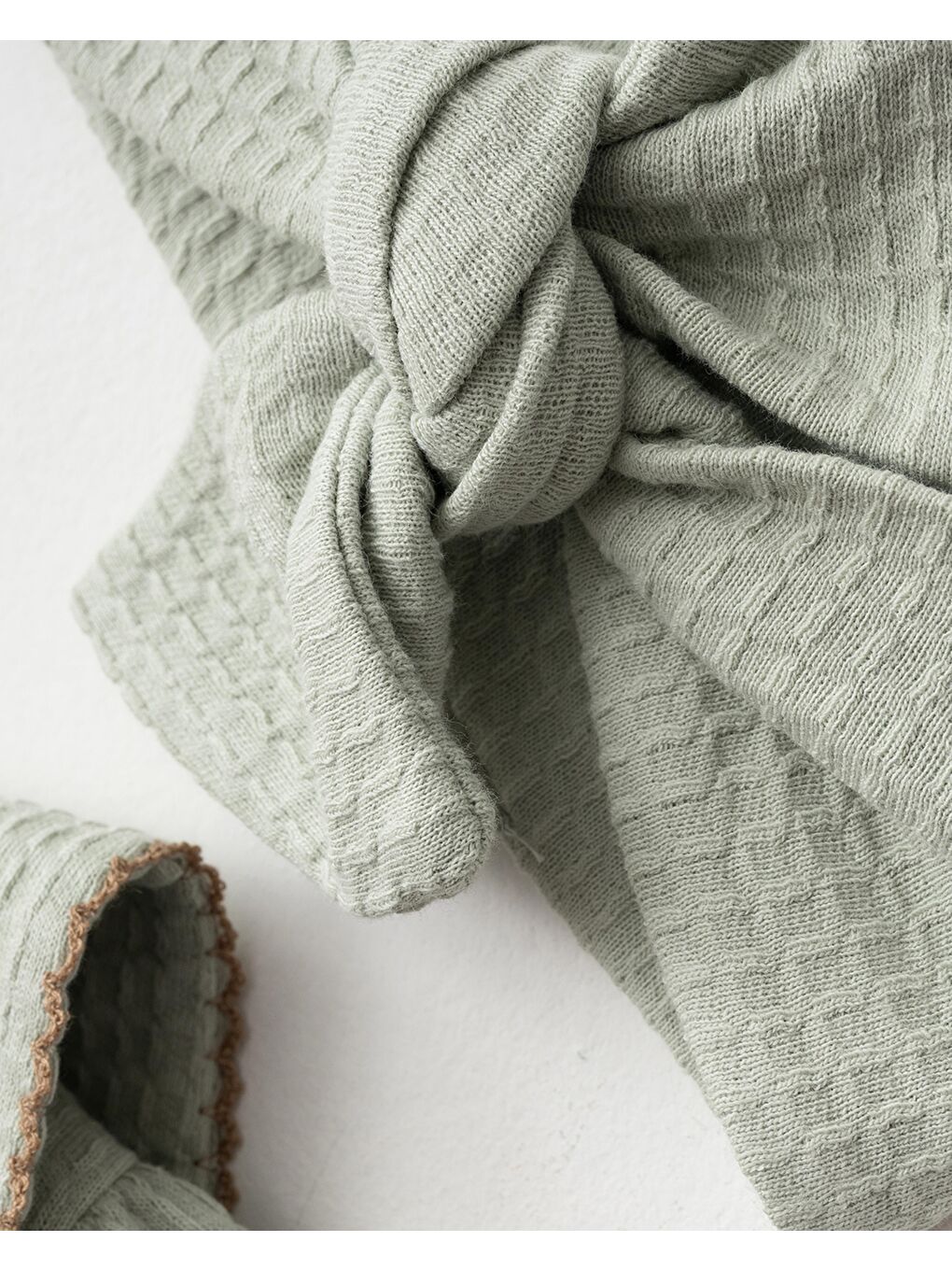 Yeşil Kız Çocuk Pamuklu Mint Kalp Nakışlı Fisto Yakalı Elbise Ve Saç Bandı Takım-3