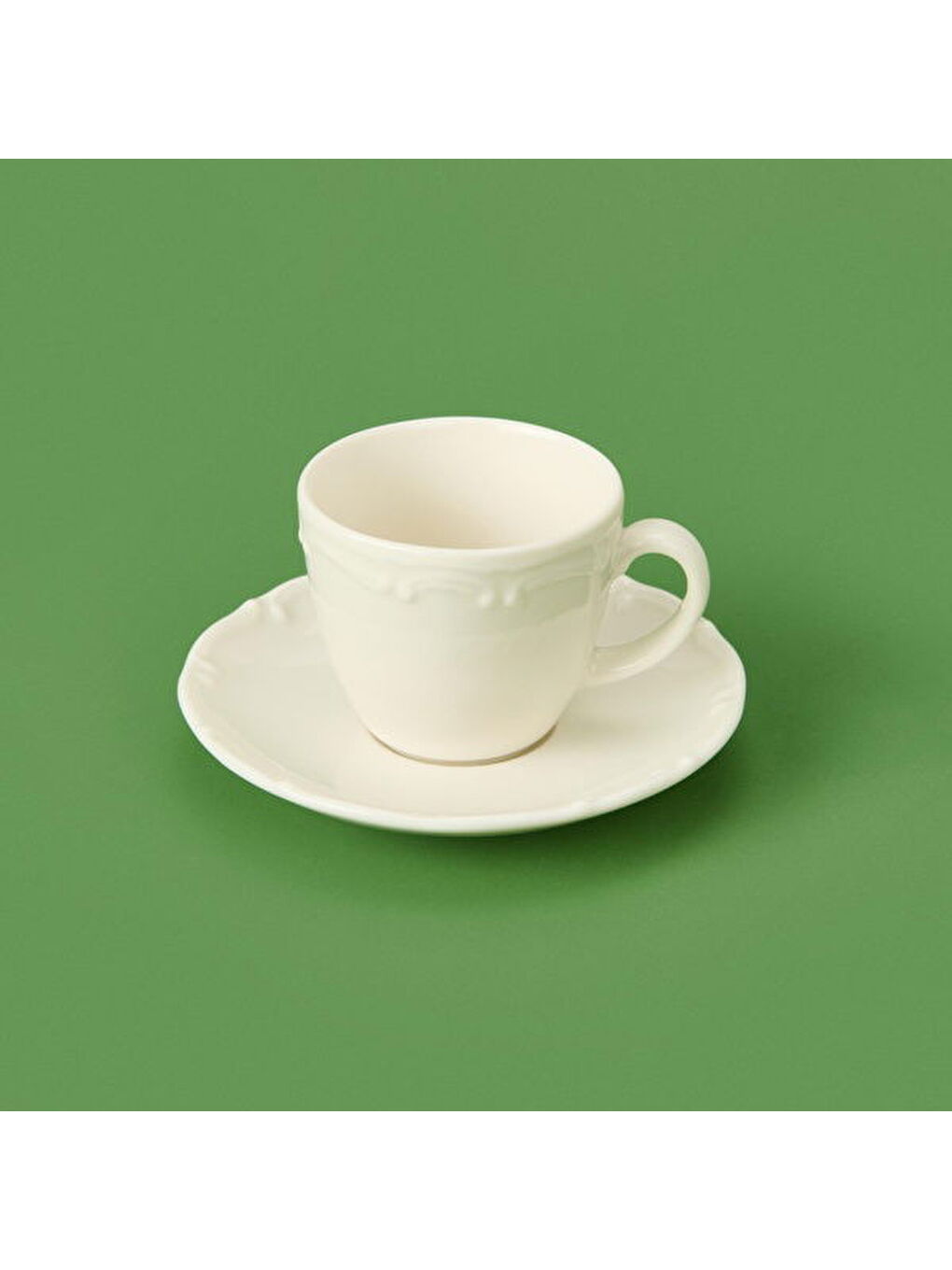 12 Parça Kahve Fincan Seti - Beyaz-2