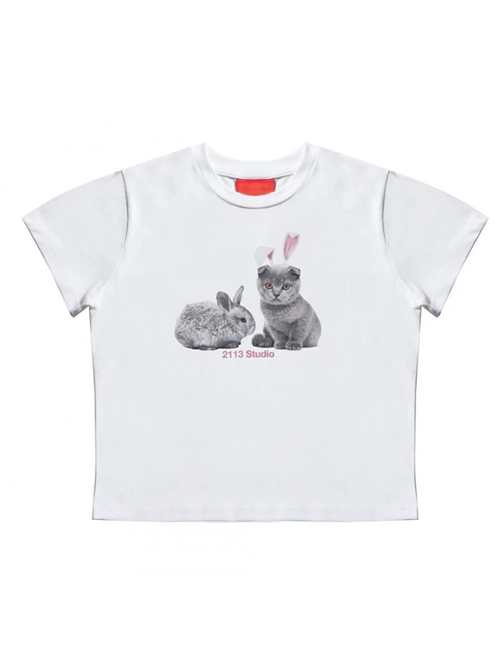 Beyaz Y2k Rabbit And Beyaz Crop - S000156195-20063 | LCW