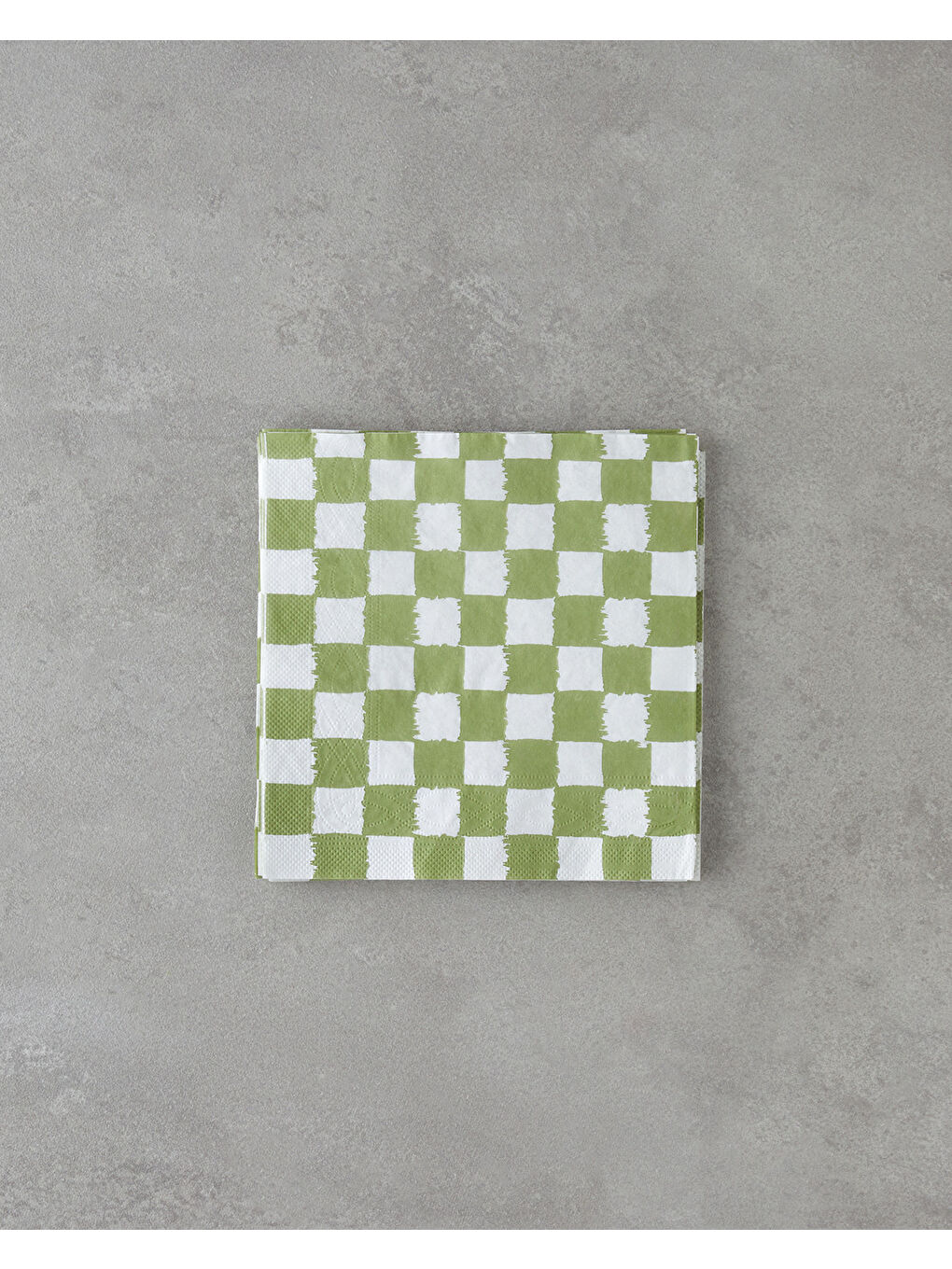 Squarify Green Kağıt 20'li Kağıt Peçete 33x33 cm Yeşil