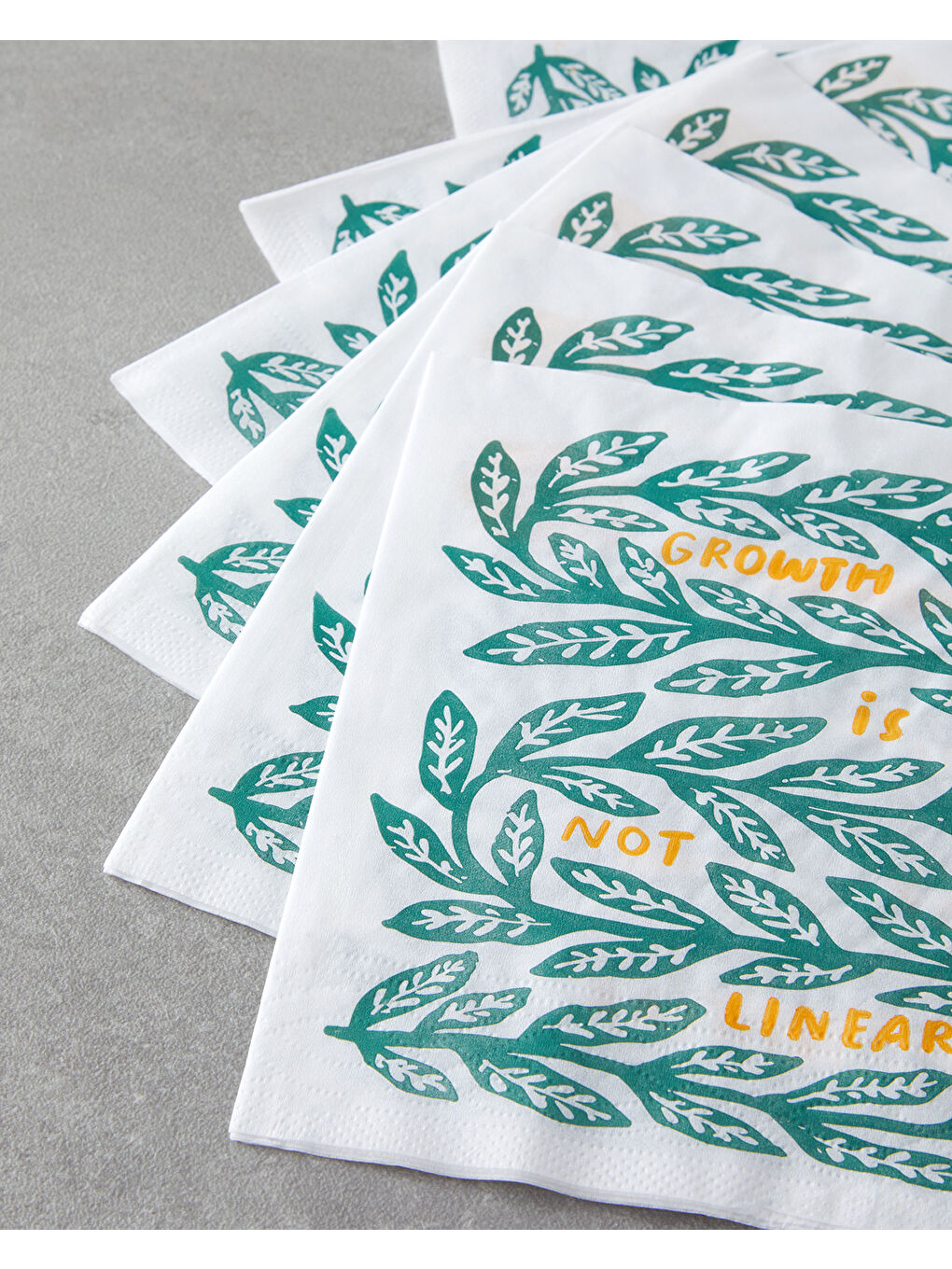 Growleaf Kağıt 20'li Kağıt Peçete 33x33 cm Yeşil-1