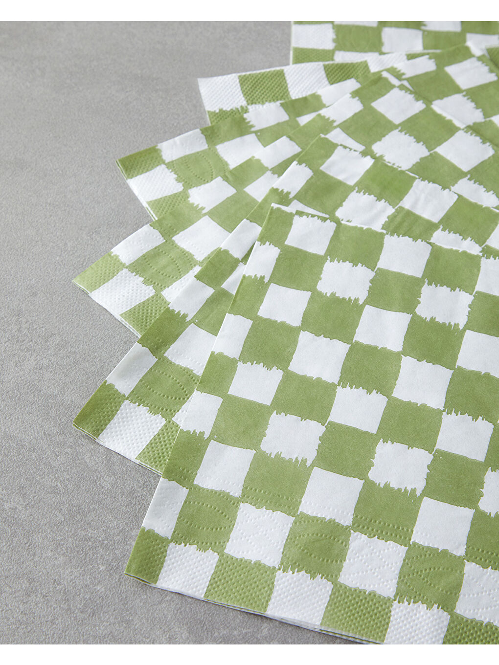 Squarify Green Kağıt 20'li Kağıt Peçete 33x33 cm Yeşil-1