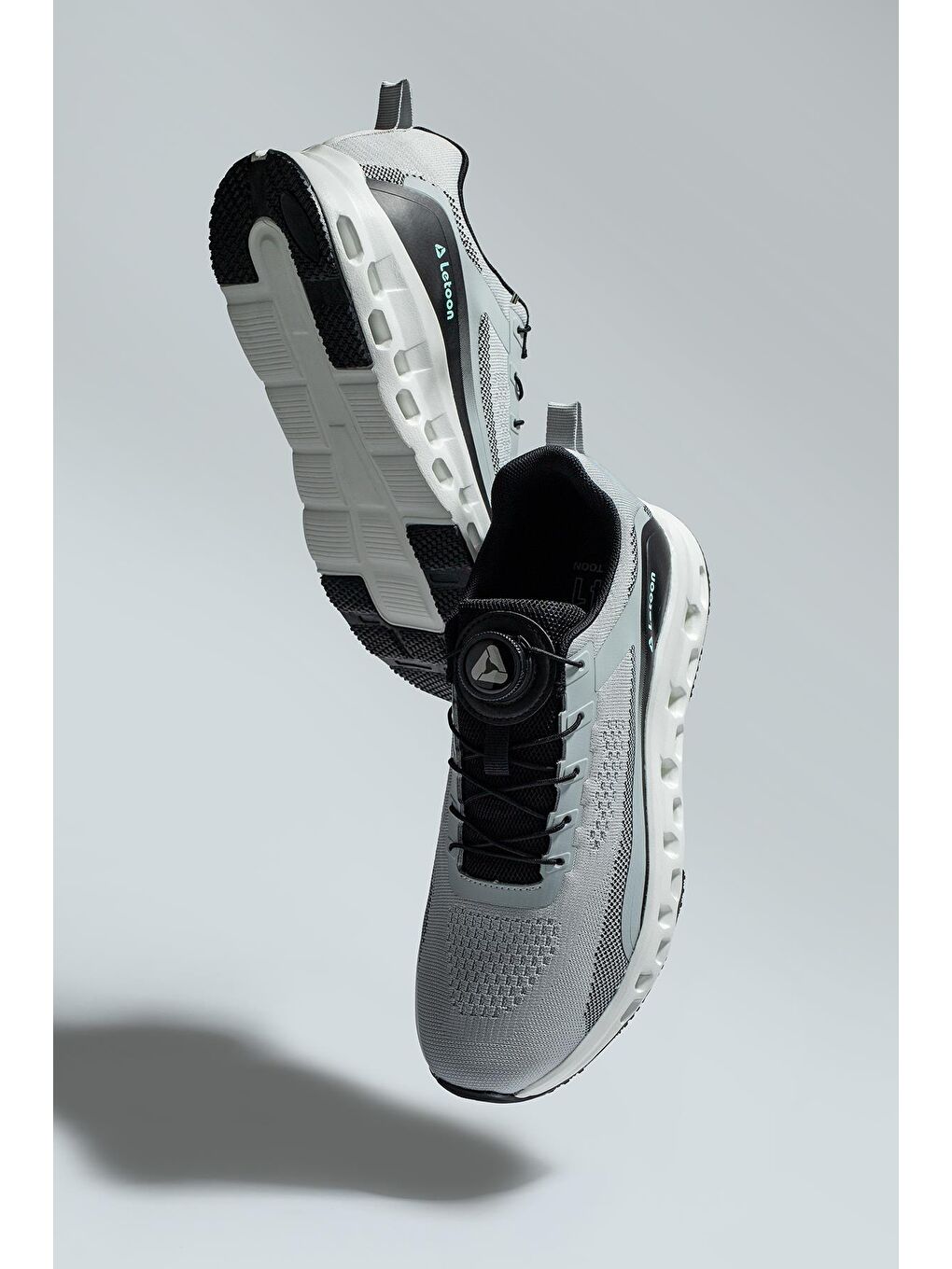 Gri Havalı Tabanlı Spor Ayakkabı-6