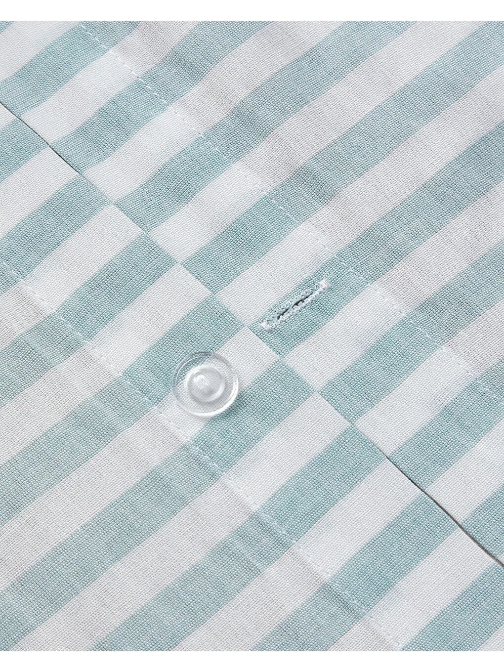 Soft Streaks İpliği Boyalı Çift Kişilik Nevresim Takımı 200x220 cm Yeşil-5