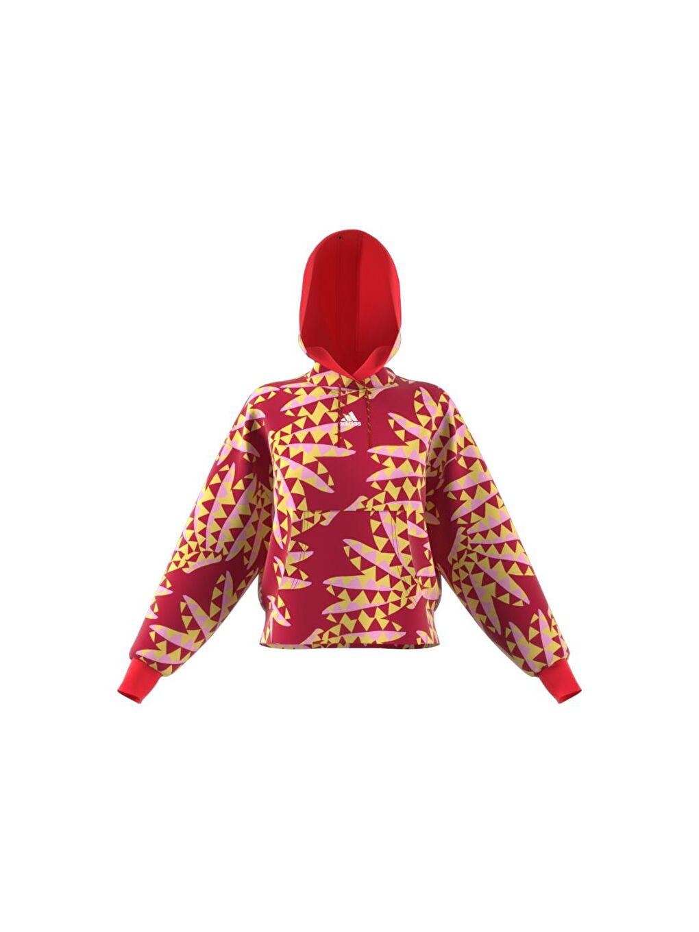 Kırmızı Farm Kadın Kapüşonlu Sweatshirt