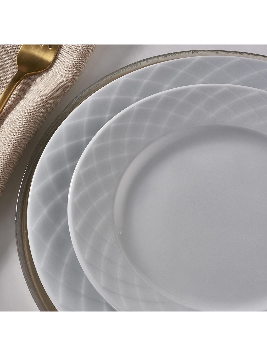 Ekru Alfa 60 Parça 12 Kişilik Yemek Takımı-1