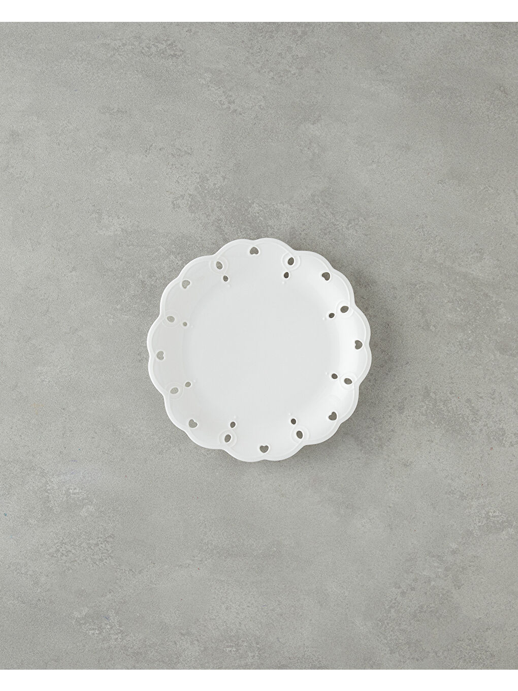 Elodie Porselen Pasta Tabağı 21 cm Beyaz-1