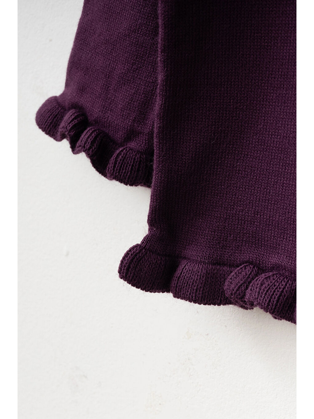 Mor Triko Noktalı Kız Takım 4029-2