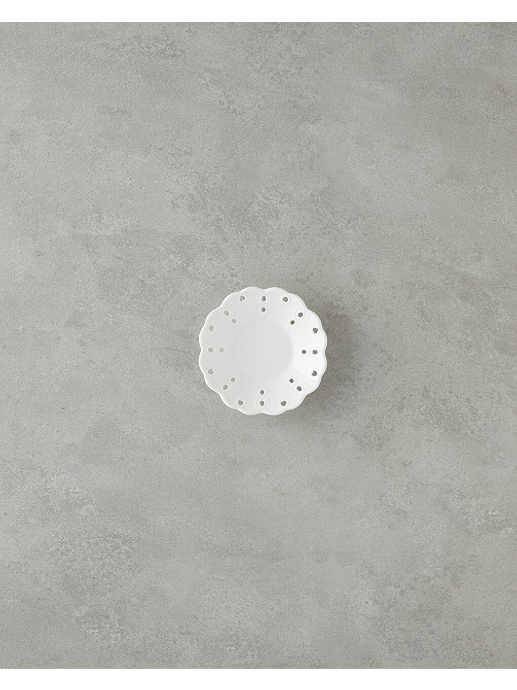 Elodie Porselen Çay Tabağı 12 cm Beyaz-1