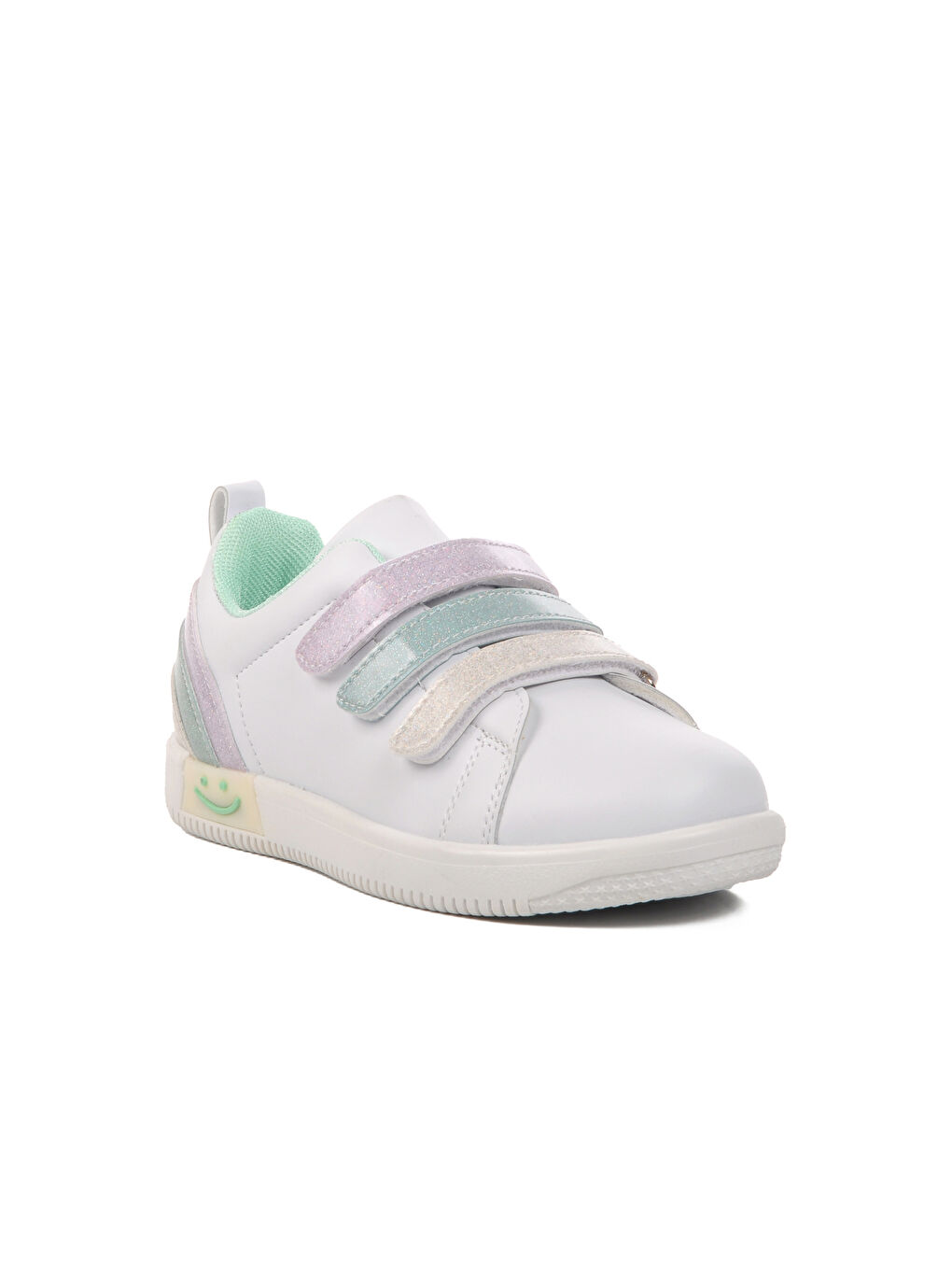 Walkway Beyaz-Mavi Beyaz-Mint Unisex Cırtlı Çocuk Spor Ayakkabı Rocky 6502 P - 2