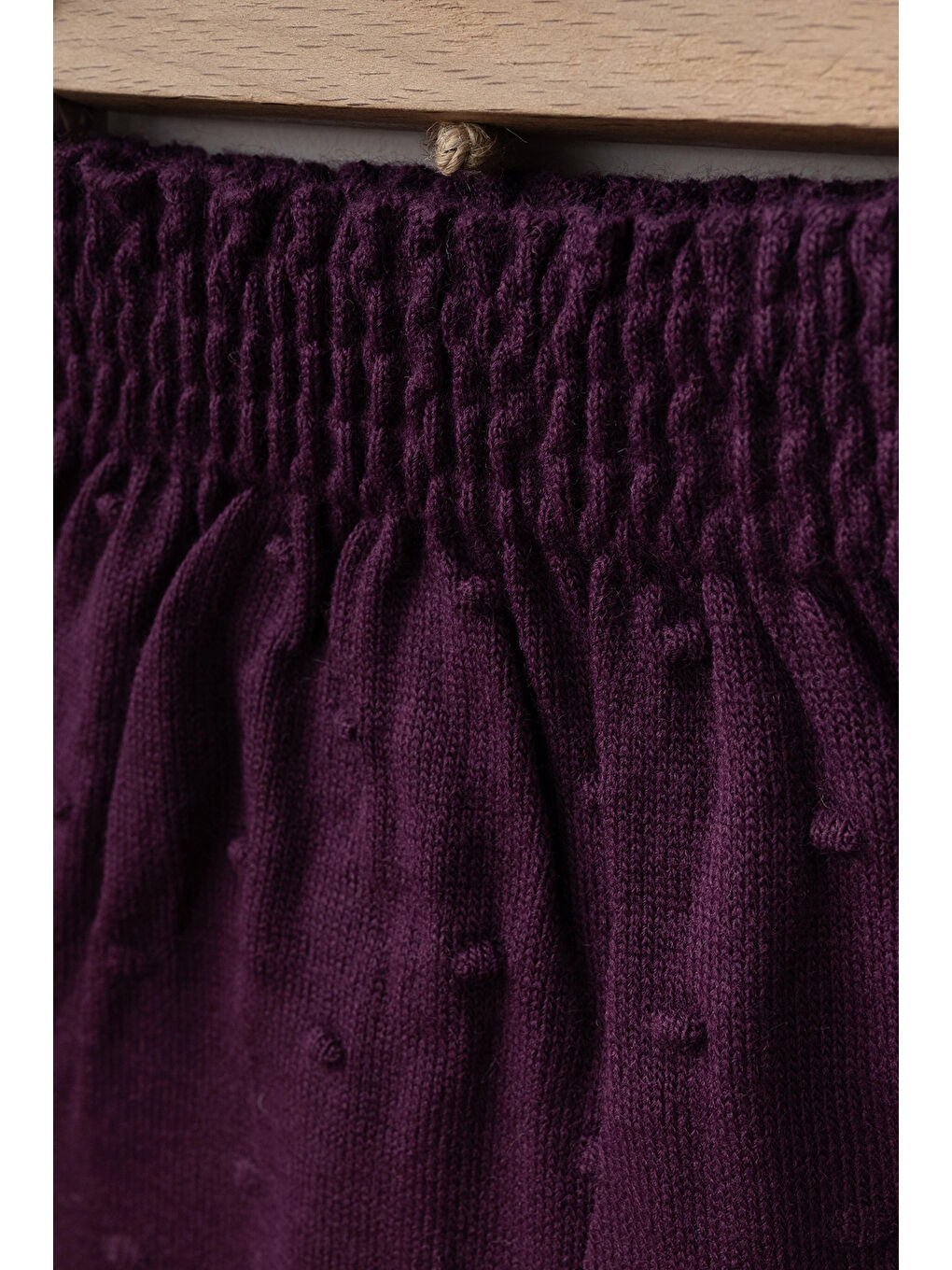 Mor Puanlı Triko Takım 4036-2