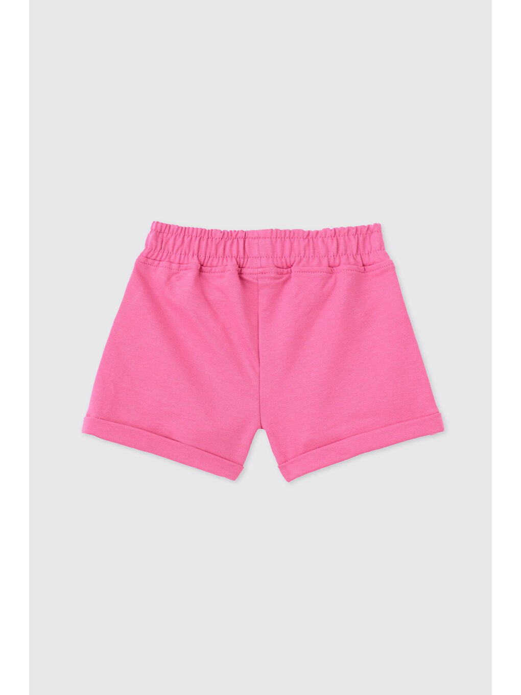 Kız Bebek Pembe Örme Şort-1