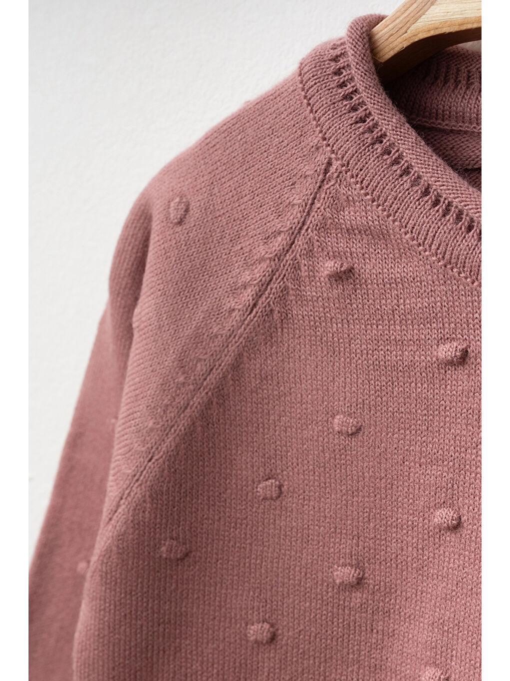 Pembe Puanlı Triko Takım 4036-1