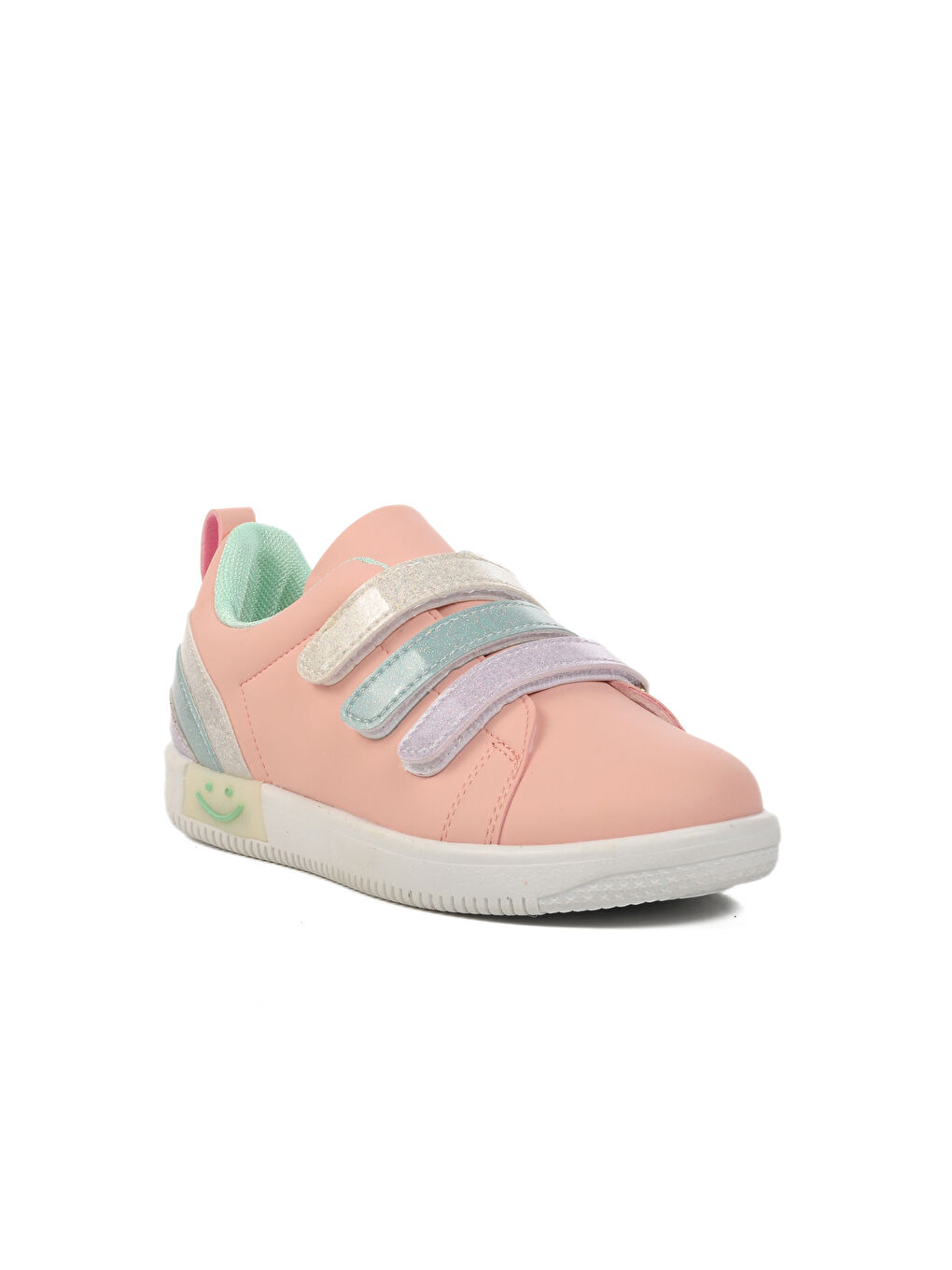 Walkway Pudra-Mavi Pudra-Mint Unisex Cırtlı Çocuk Spor Ayakkabı Rocky 6502 F - 2