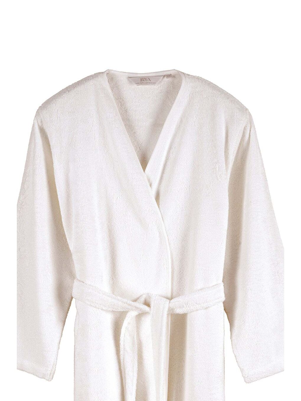 Sedef Bambu Kadın Bornoz Ekru-1