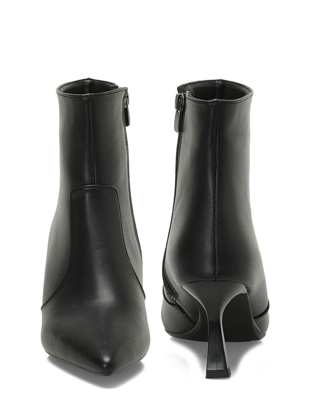 23K-151 5PR Siyah Kadın Topuklu Bot-4