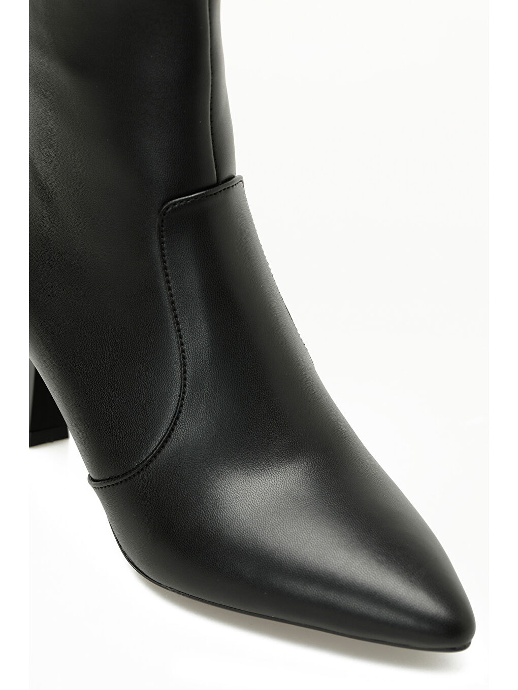 23K-151 5PR Siyah Kadın Topuklu Bot-6