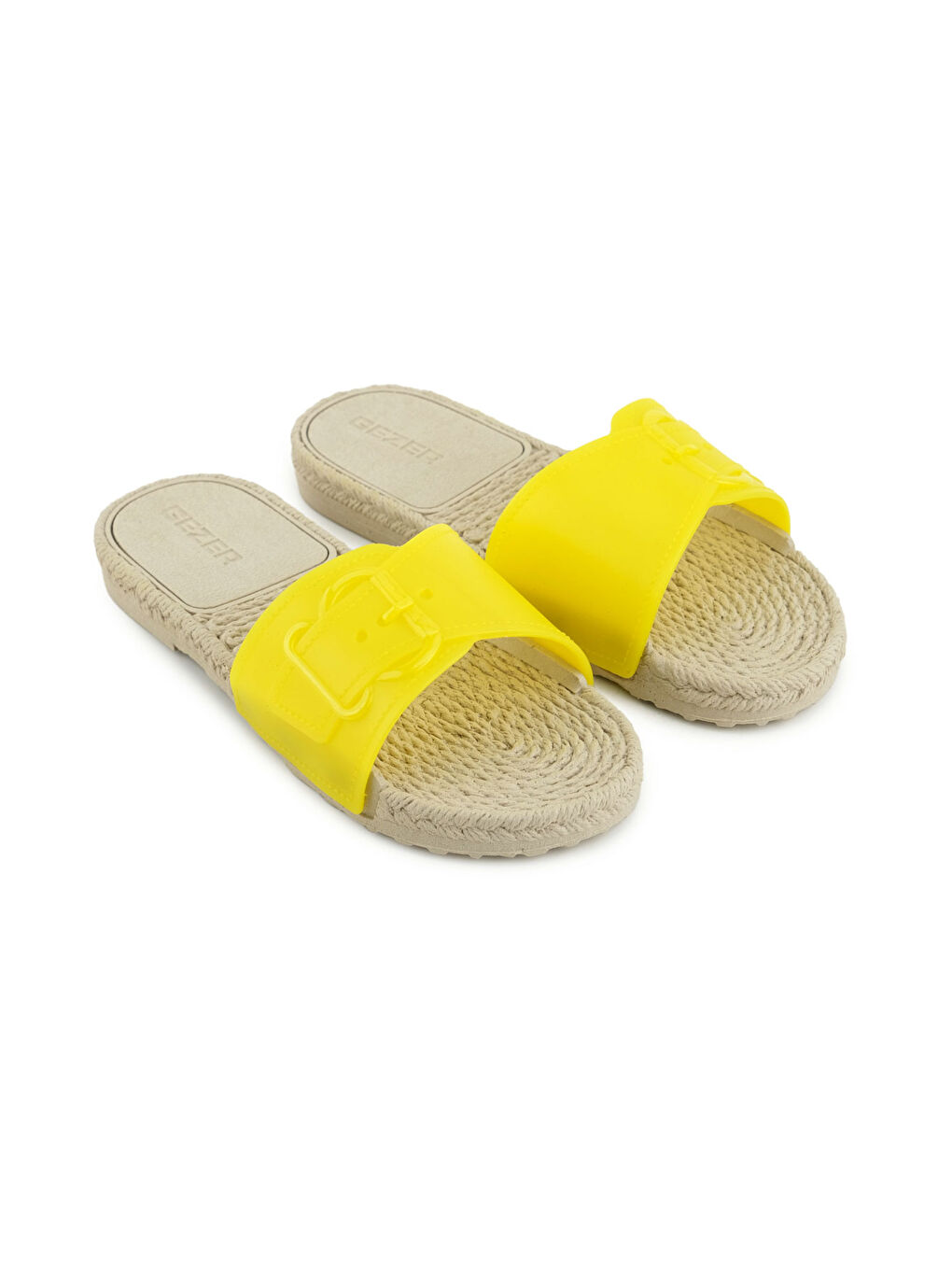 Sarı Kadın Yazlık Airblow Islak Zemine Uygun Ev Bahçe Günlük Terlik-2