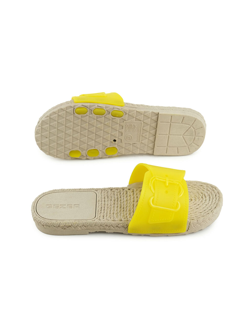 Sarı Kadın Yazlık Airblow Islak Zemine Uygun Ev Bahçe Günlük Terlik-4