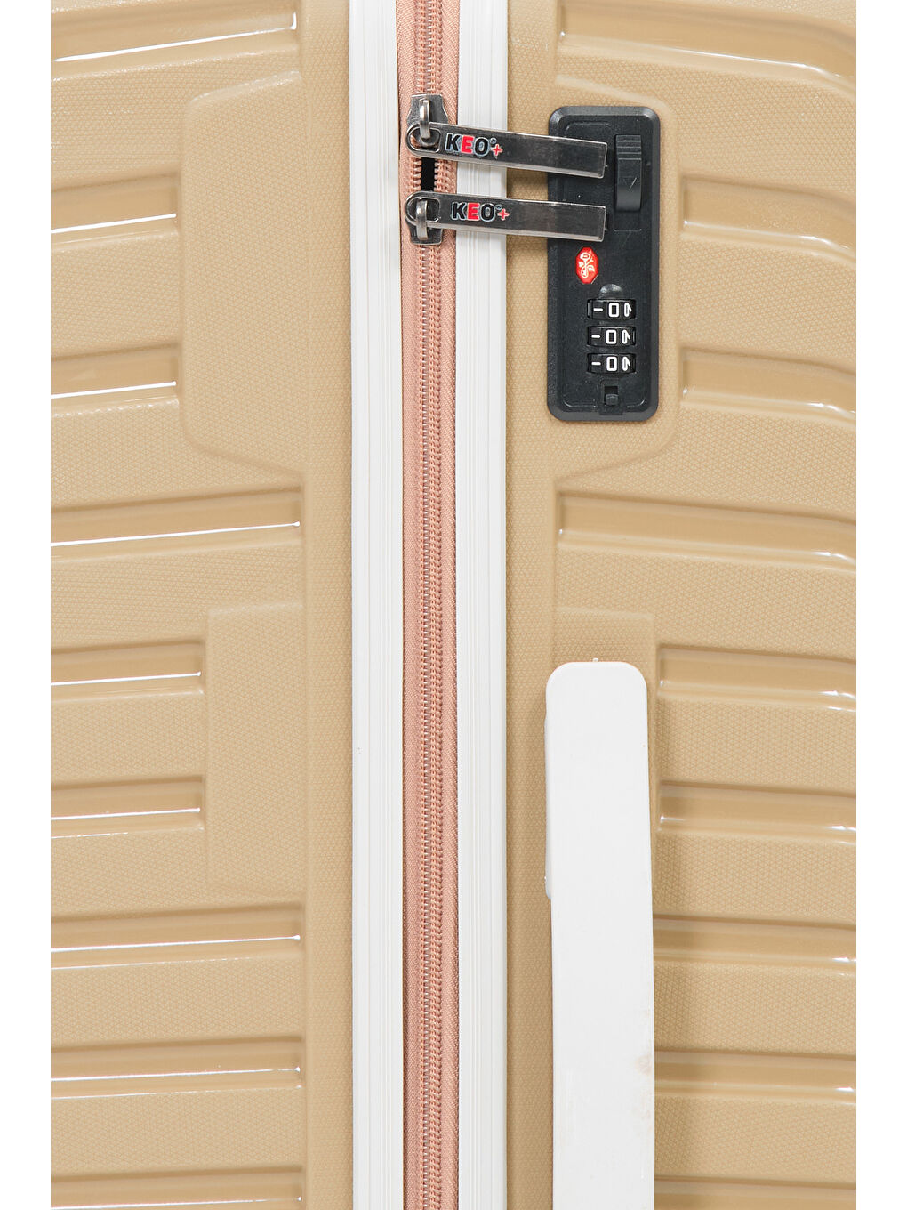 Sarı 3’lü Set Gold-Krem PP Valiz-6