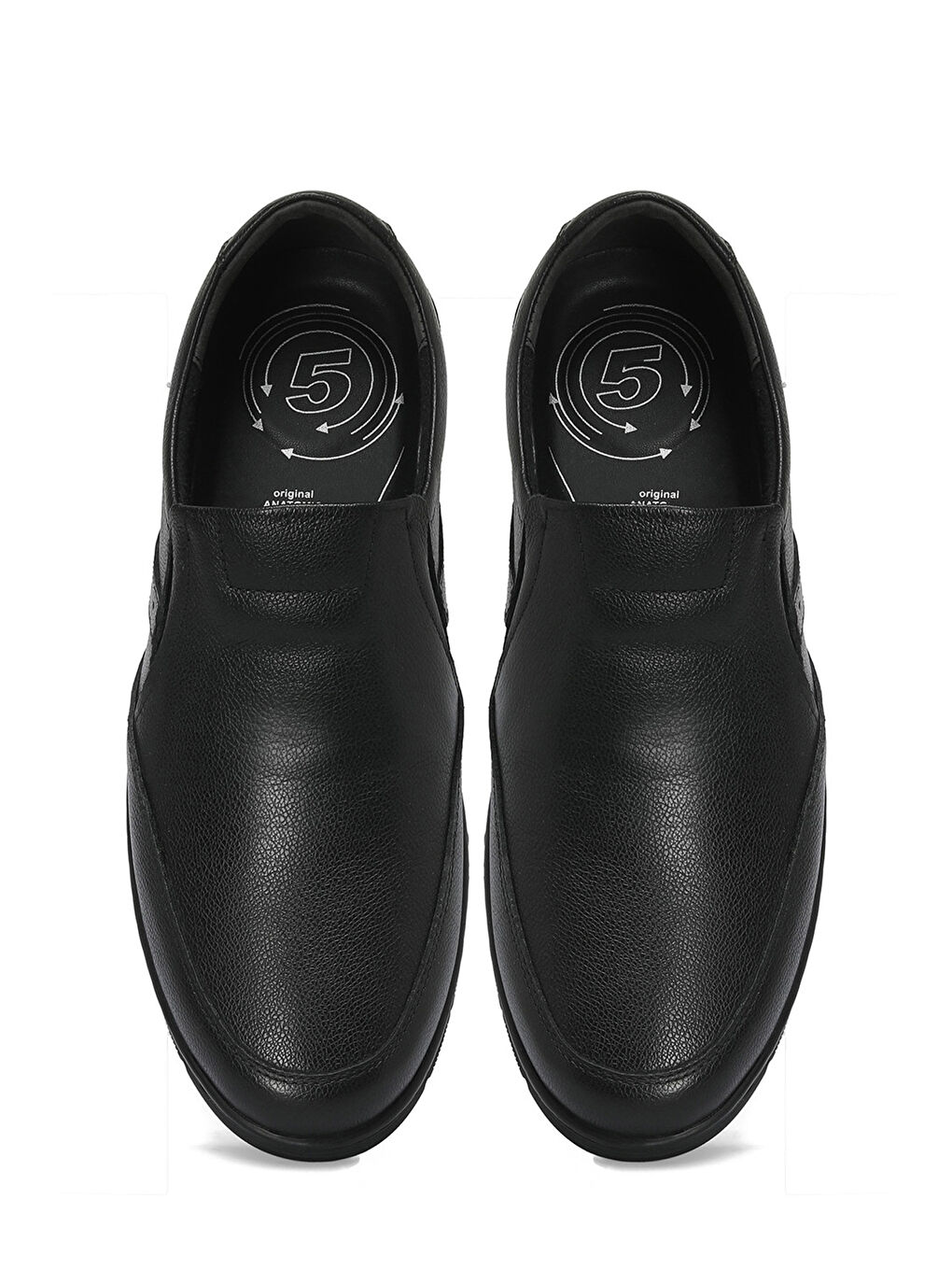 107015.M 4PR Siyah Erkek Rahat Ayakkabı-3