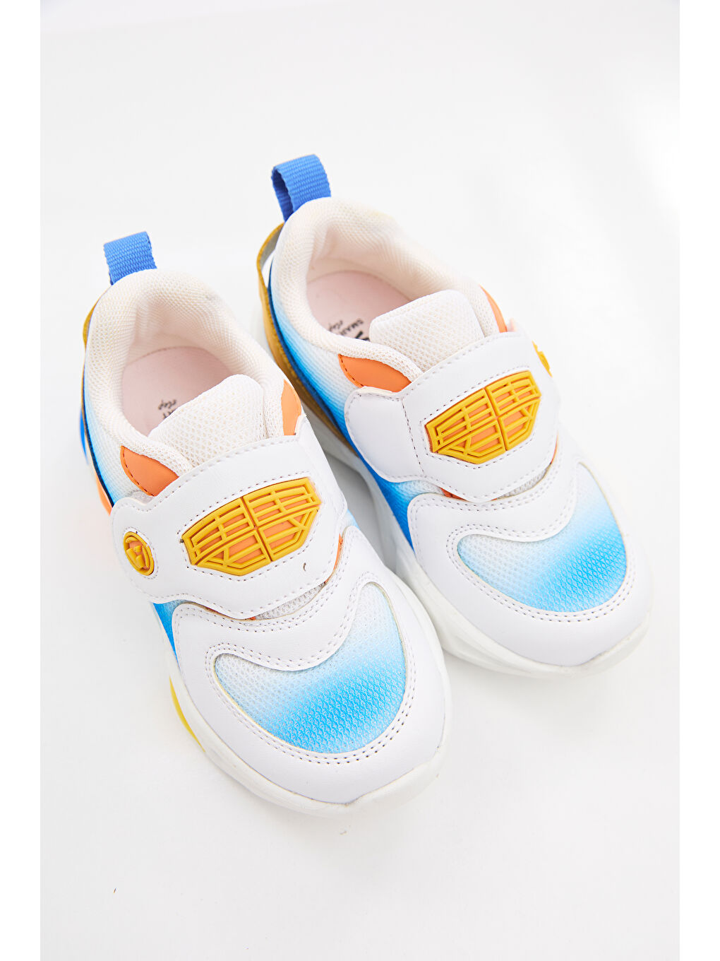 Hellen Işıklı Erkek Bebek Beyaz/Orange Spor Ayakkabı