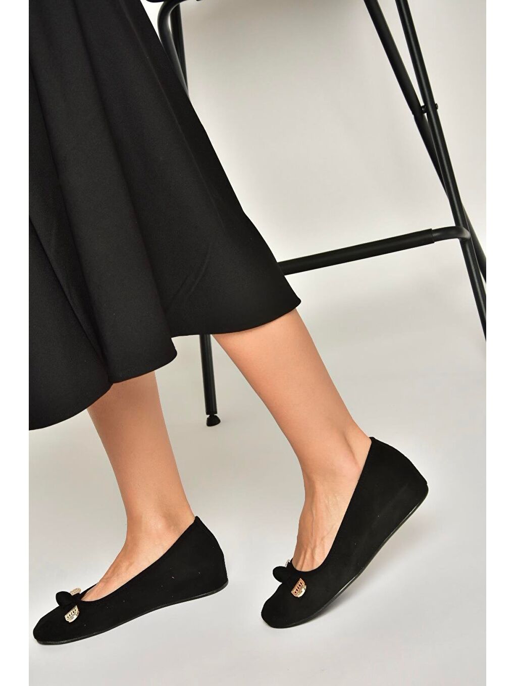 Siyah Kadın Ayakkabı Y250750702-2