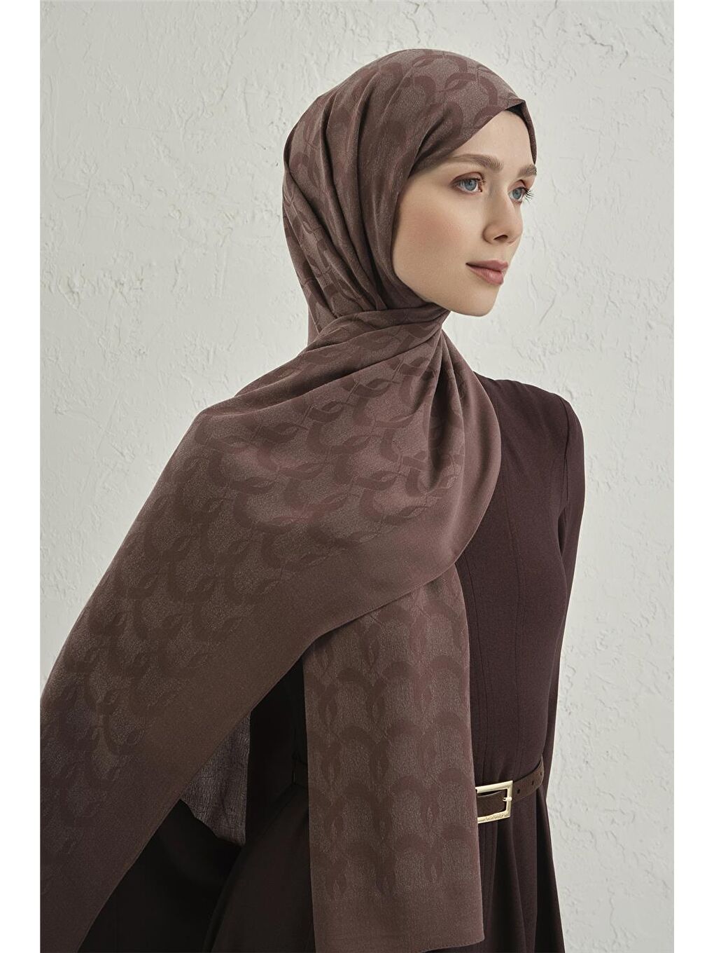 Kahverengi Cool Şal 1 11-1