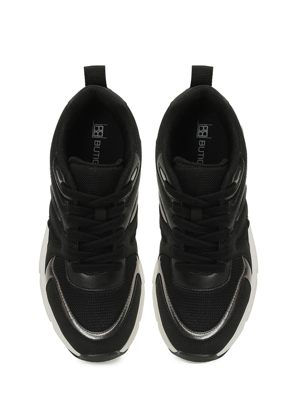 25K-3011 5PR Siyah Kadın Sneaker-3