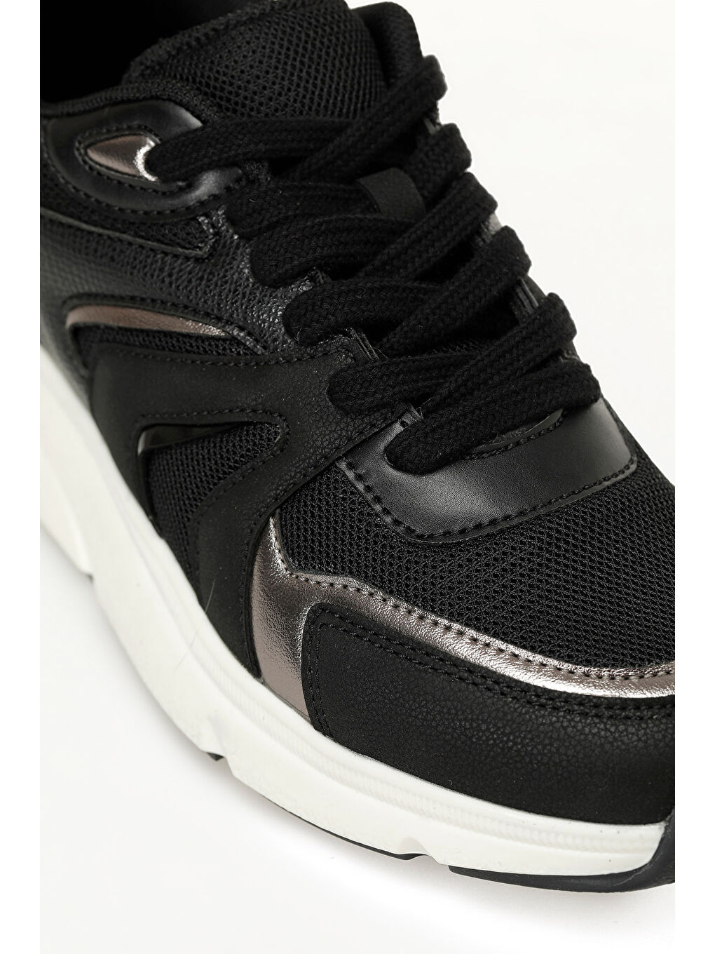 25K-3011 5PR Siyah Kadın Sneaker-6