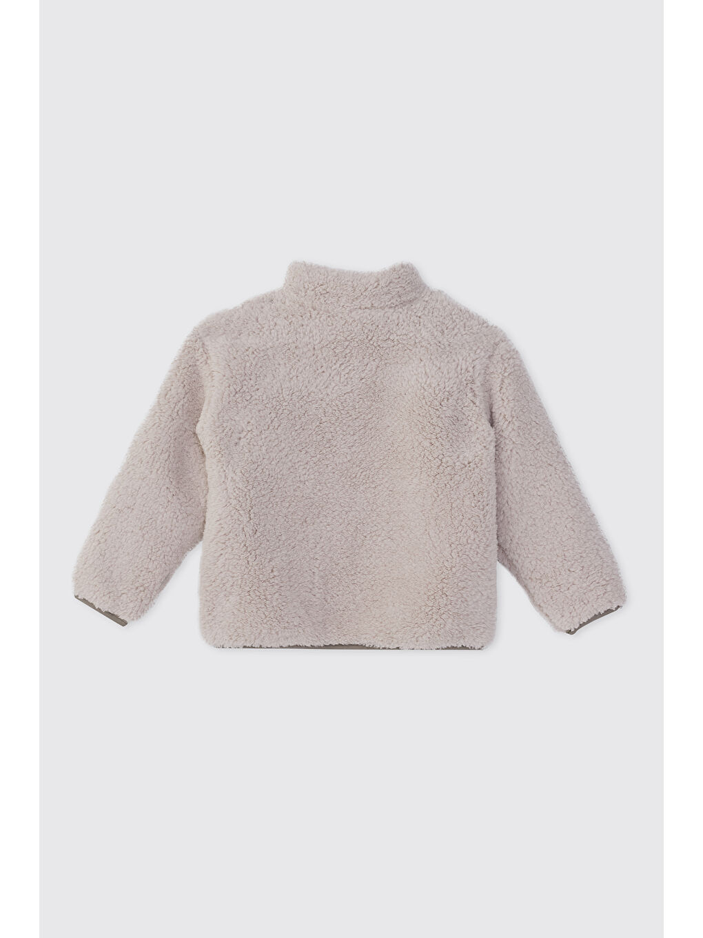 Bej Erkek Bebek Pelüş Taş Ceket-1