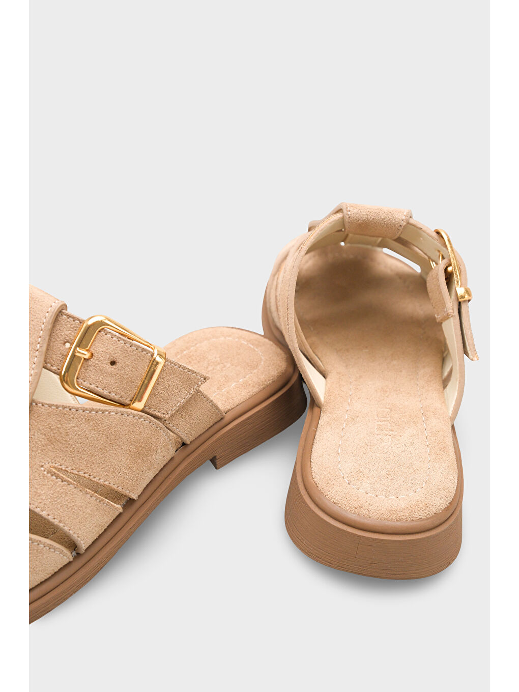 Bej Alanna Gladyatör Kadın Terlik-3