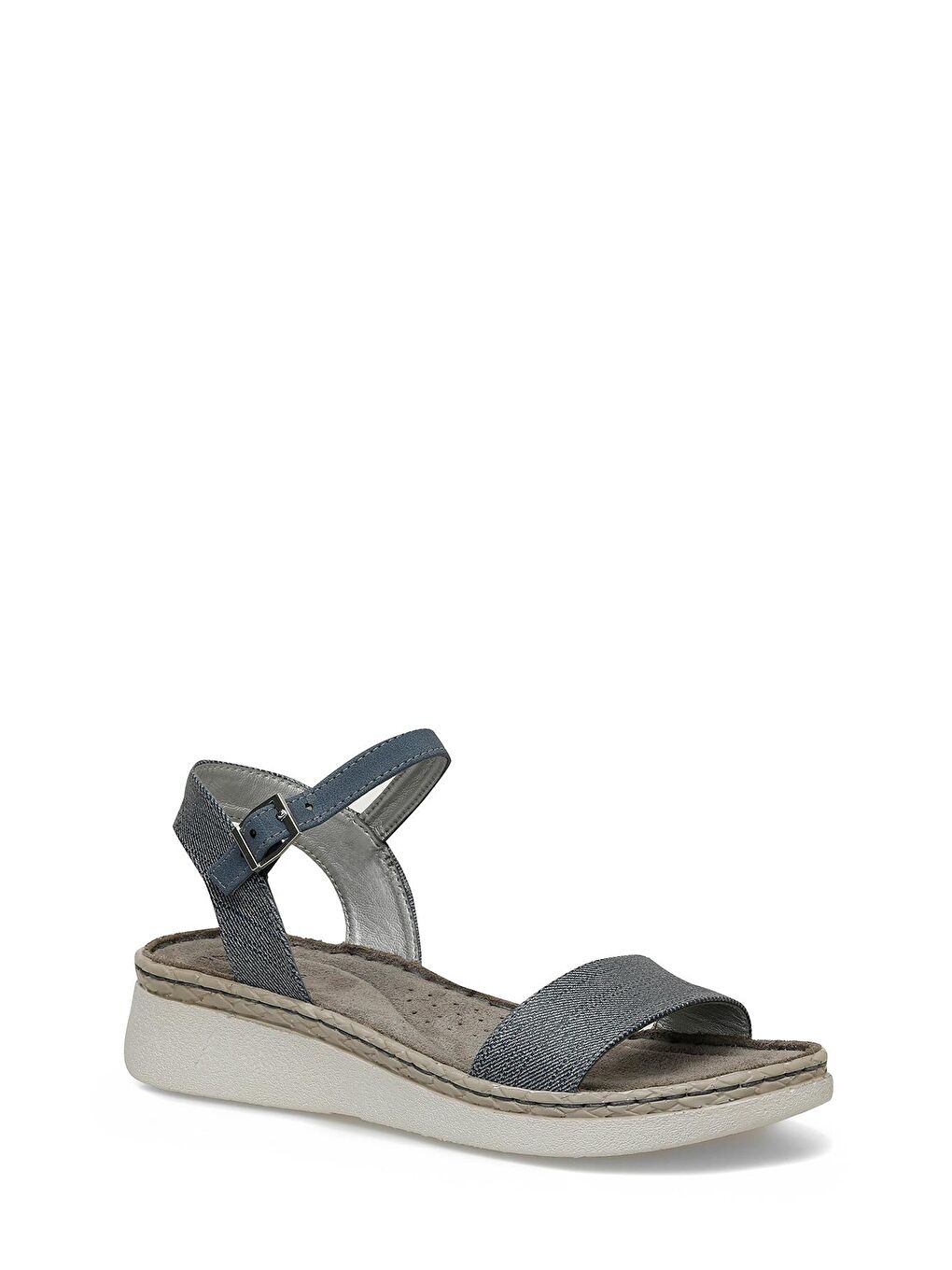 166290.Z4FX Mavi Kadın Comfort Sandalet-1